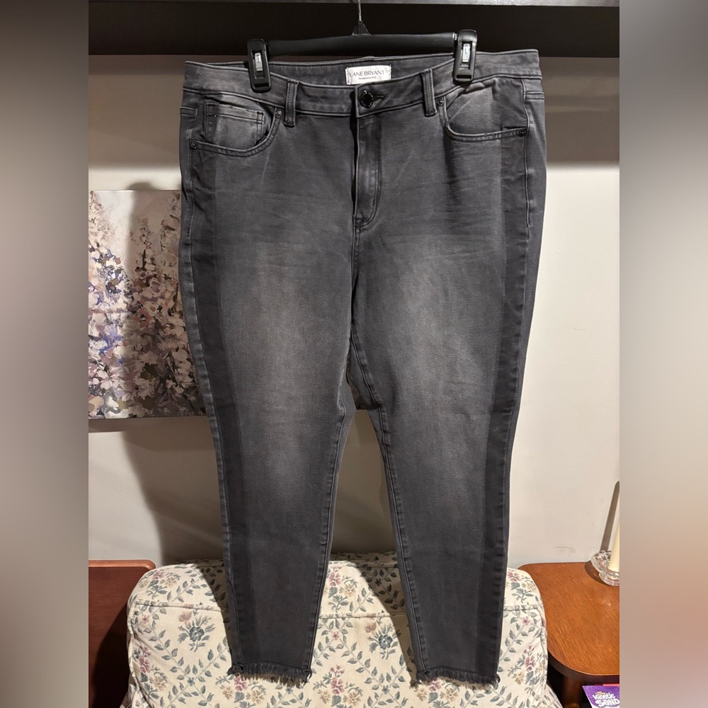 Lane Bryant Charcoal Skinny Jeans